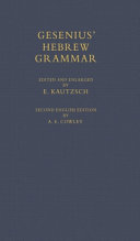 Copertina  Hebrew grammar