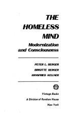 Copertina  The homeless mind : modernization and consciousness