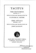 Copertina  3: The histories : books 4.-5. The annals : books 1.-3.