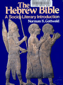 Copertina  The Hebrew Bible : a socio-literary introduction