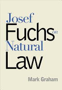 Copertina  Josef Fuchs on Natural Law