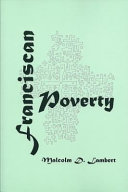 Copertina  Franciscan poverty : the doctrine of the absolute poverty of Christ and the apostles in the Franciscan Order : 1210-1323