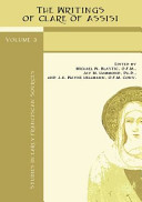 Copertina  The writings of Clare of Assisi : letters, form of life, testament and blessing