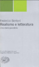 Copertina  Realismo e letteratura : una storia possibile