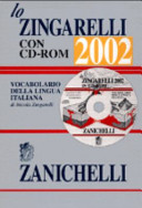 Copertina  Lo Zingarelli 2002 con CD-ROM : Vocabolario della lingua italiana