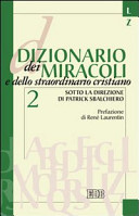 Copertina  {Dizionario dei miracoli e dello straordinario cristiano} Volume 2: L-Z