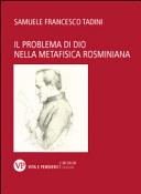 Copertina  Il problema di Dio nella metafisica rosminiana