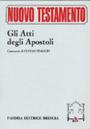 Copertina  Gli Atti degli Apostoli
