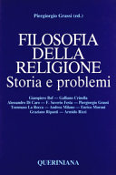 Copertina  Filosofia della religione : storia e problemi