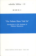 Copertina  Our Fathers Have Told Us : Introduction to the Analysis of Hebrew Narratives