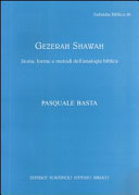 Copertina  Gezerah shawah : storia, forme e metodi dell'analogia biblica