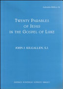 Copertina  Twenty parables of Jesus in the Gospel of Luke