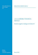 Copertina  \\A la aurora te busco\\ (Sal. 63,2) : Estudio exegético-teológico de Salmo 63