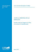 Copertina  Con la diestra en la espalda : estudio sobre las imágenes de Dios y su actuar en Lamentaciones