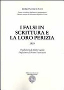 Copertina  I falsi in scrittura e la loro perizia : 1959